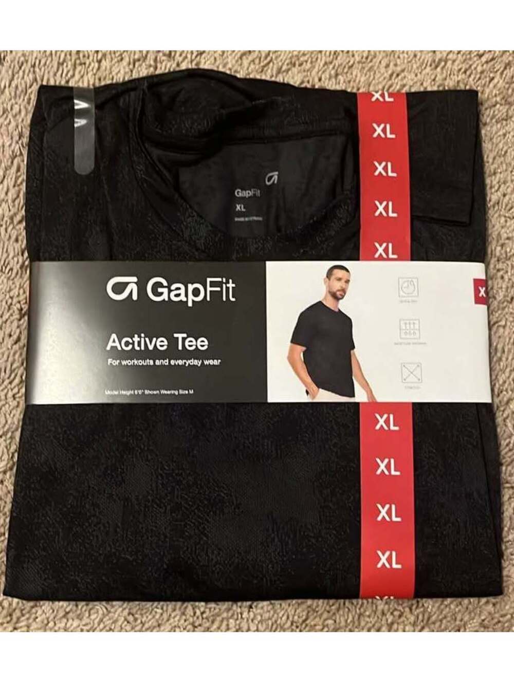 GapFit men’s active short sleeve tee in size XL